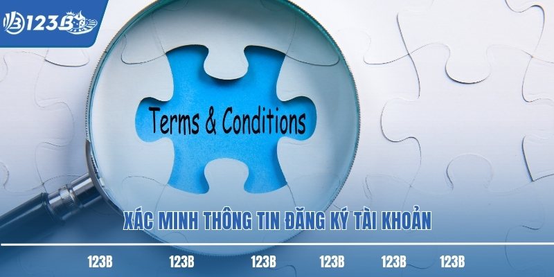 Xác minh thông tin đăng ký tài khoản